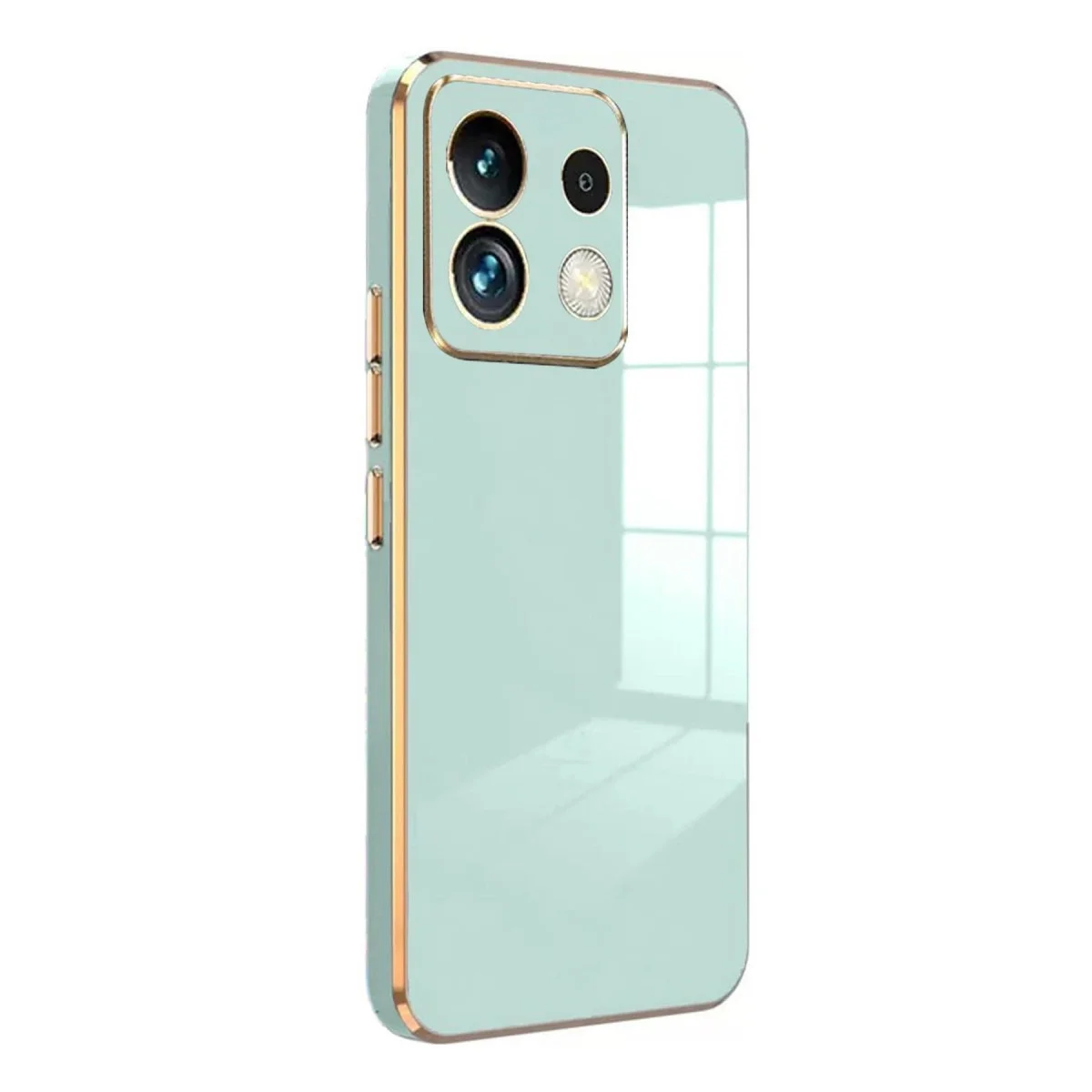 Poco M6 Pro 4G Kılıf Volet Silikon - Açık Yeşil