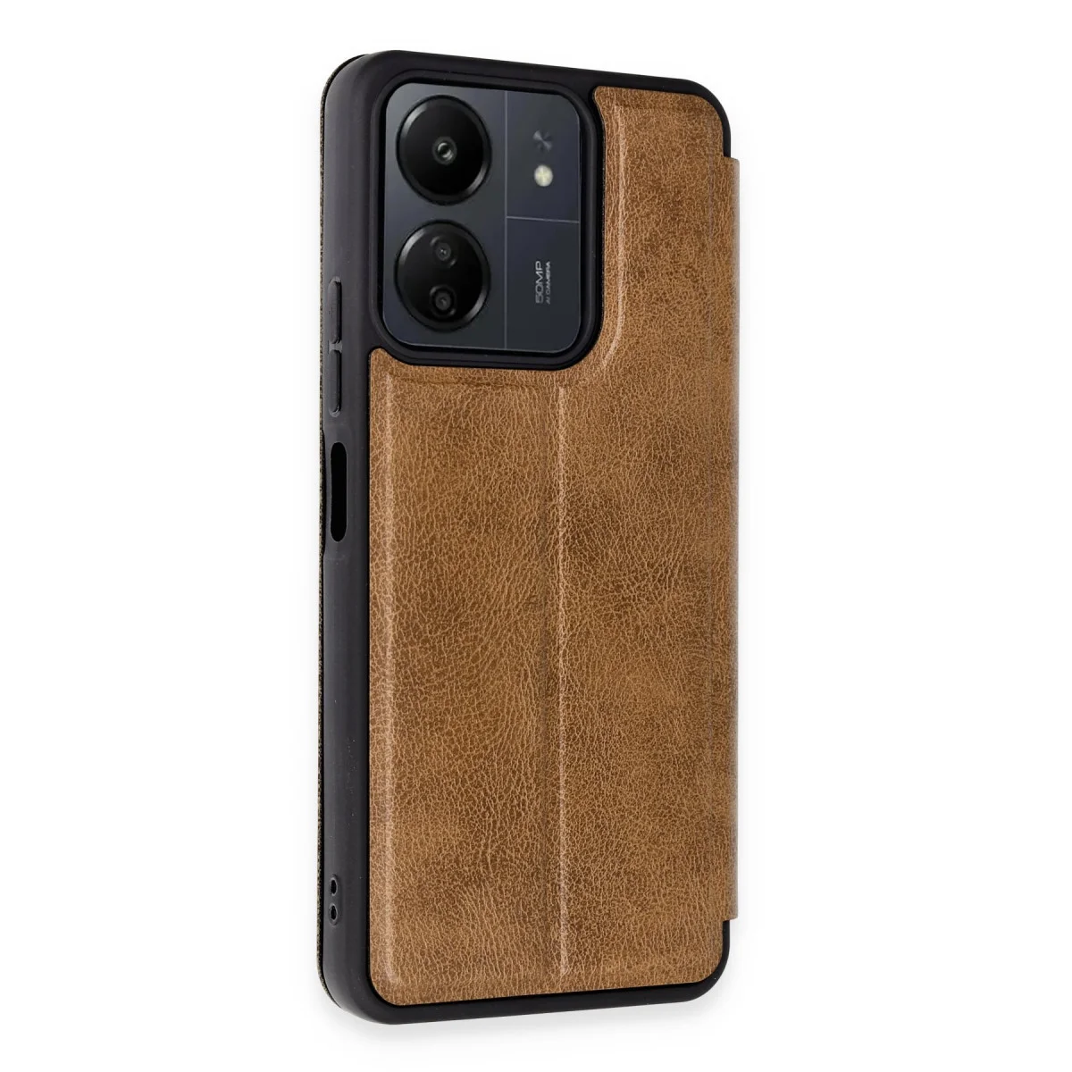 Redmi 13C Kılıf Flip Cover - Taba
