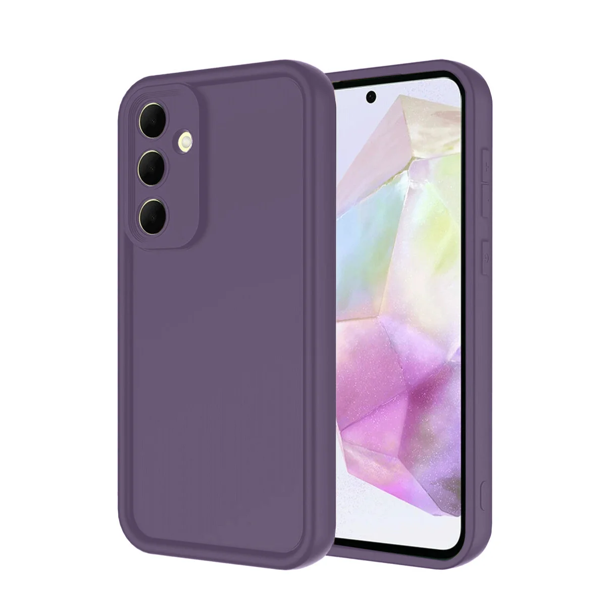 Galaxy A16 5G Kılıf Viera Silikon - Mürdüm