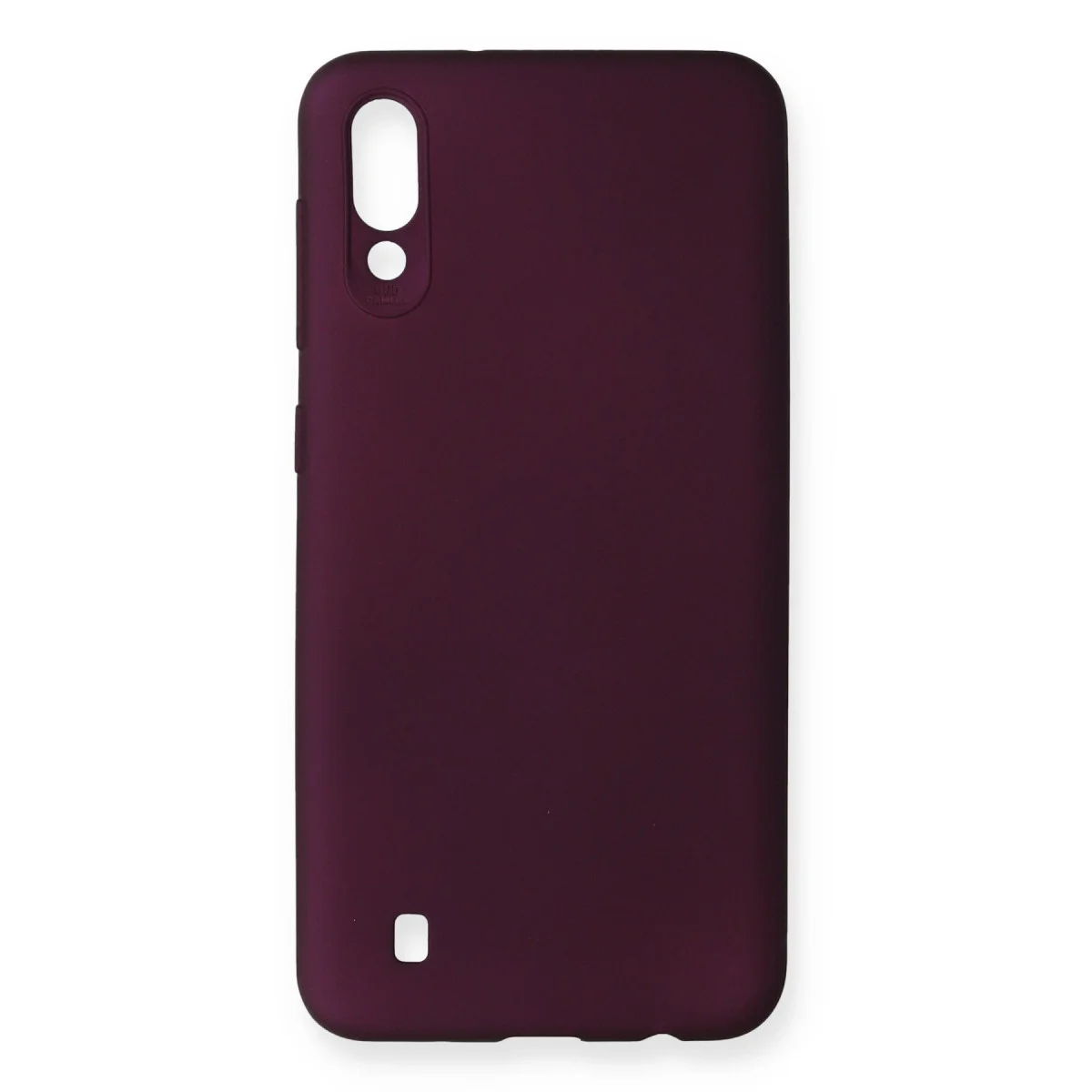 Galaxy M10 Kılıf First Silikon - Mürdüm