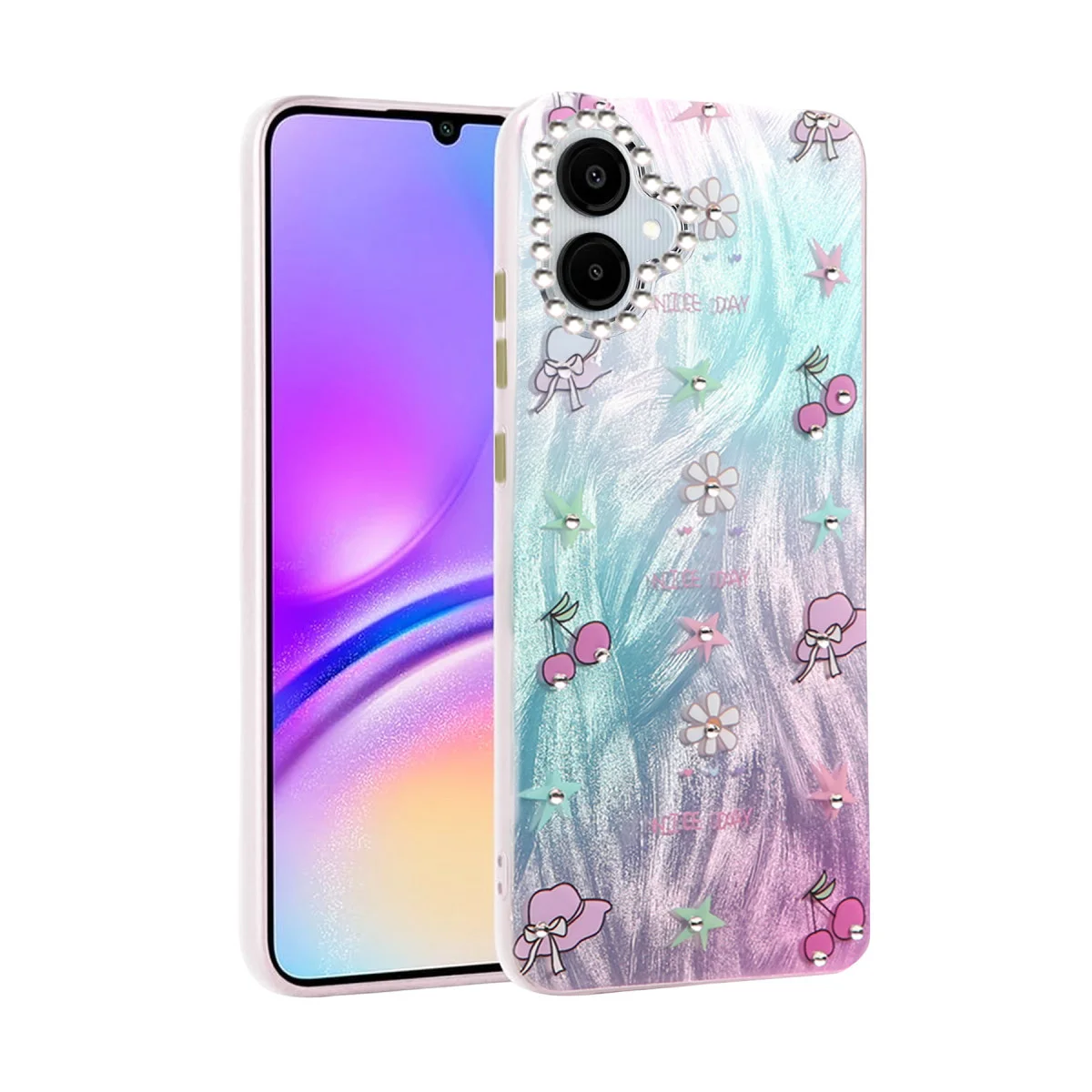 Galaxy A06 Kılıf Blade Aynalı Desenli Kapak - Desen 4