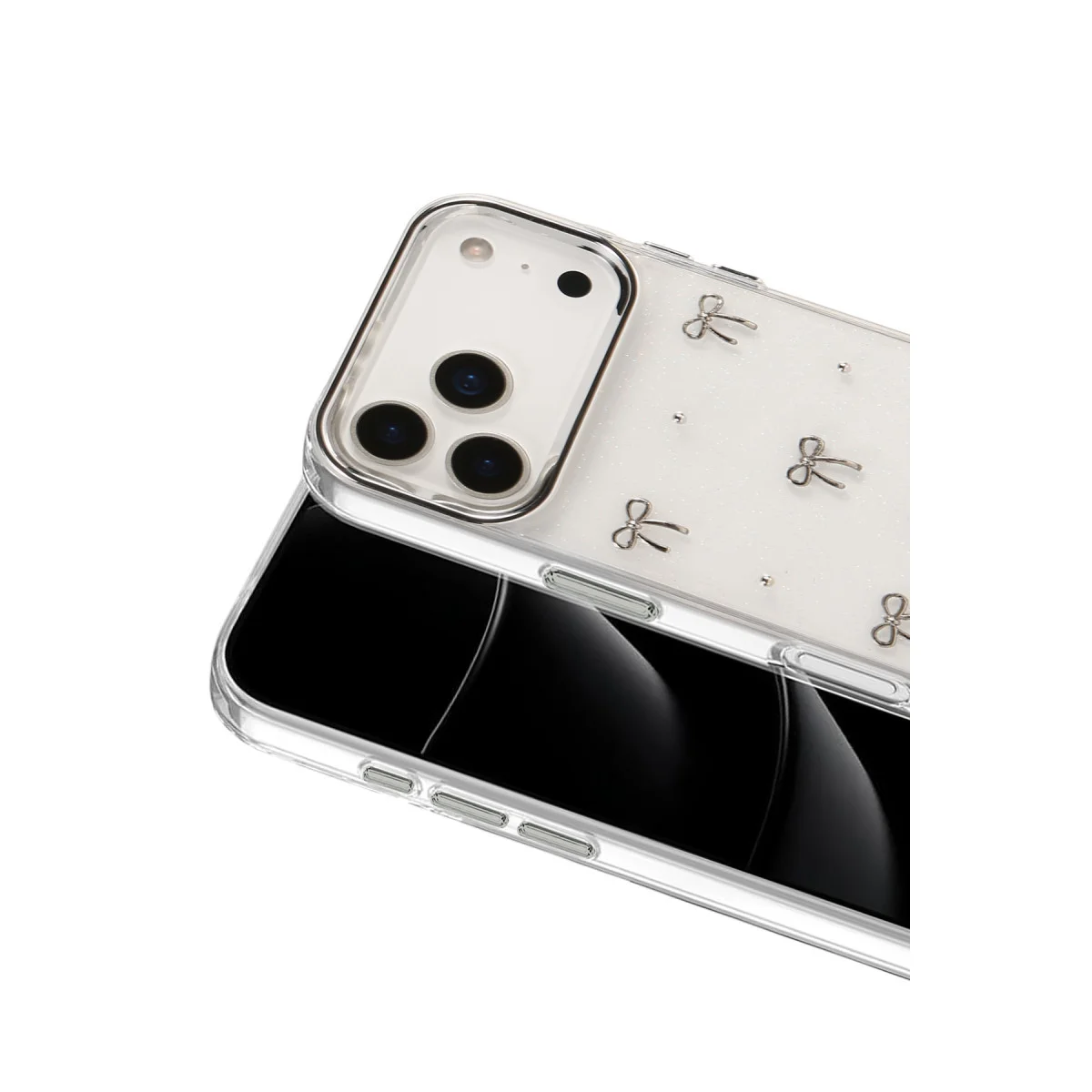 iPhone 17 Pro Max Fiyonk Desenli Kapak - Desen 5