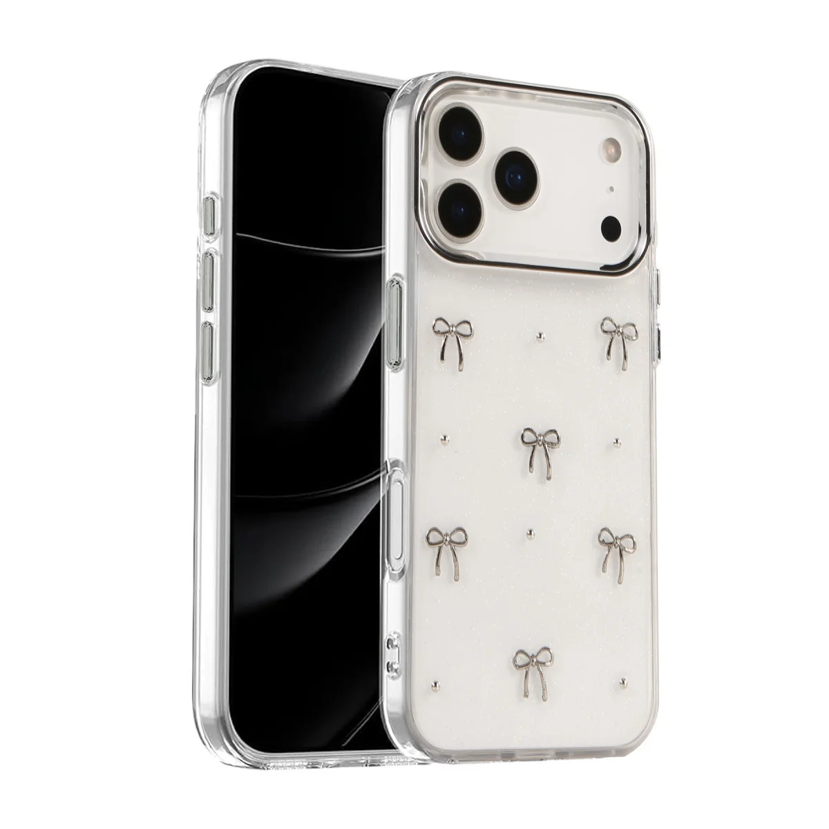 iPhone 17 Pro Max Fiyonk Desenli Kapak - Desen 5