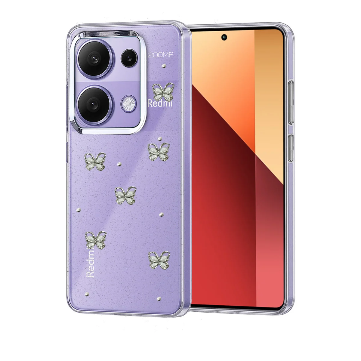 Redmi Note 13 Pro 4G Fiyonk Desenli Kapak - Desen 9