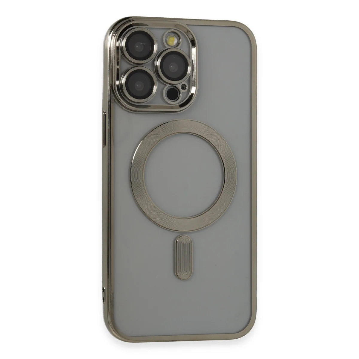 iPhone 14 Pro Max Kılıf Kross Magneticsafe Kapak - Titan Gri