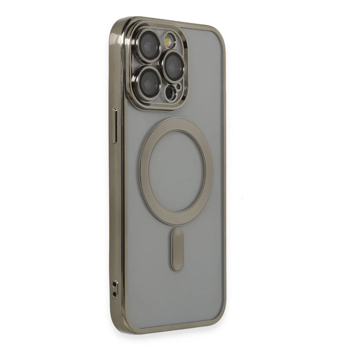 iPhone 14 Pro Max Kılıf Kross Magneticsafe Kapak - Titan Gri