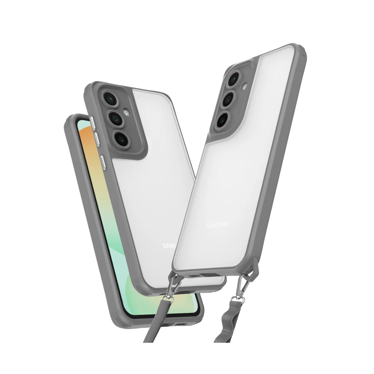 Galaxy A55 5G Kılıf Penta Silikon Kılıf - Titan Gri