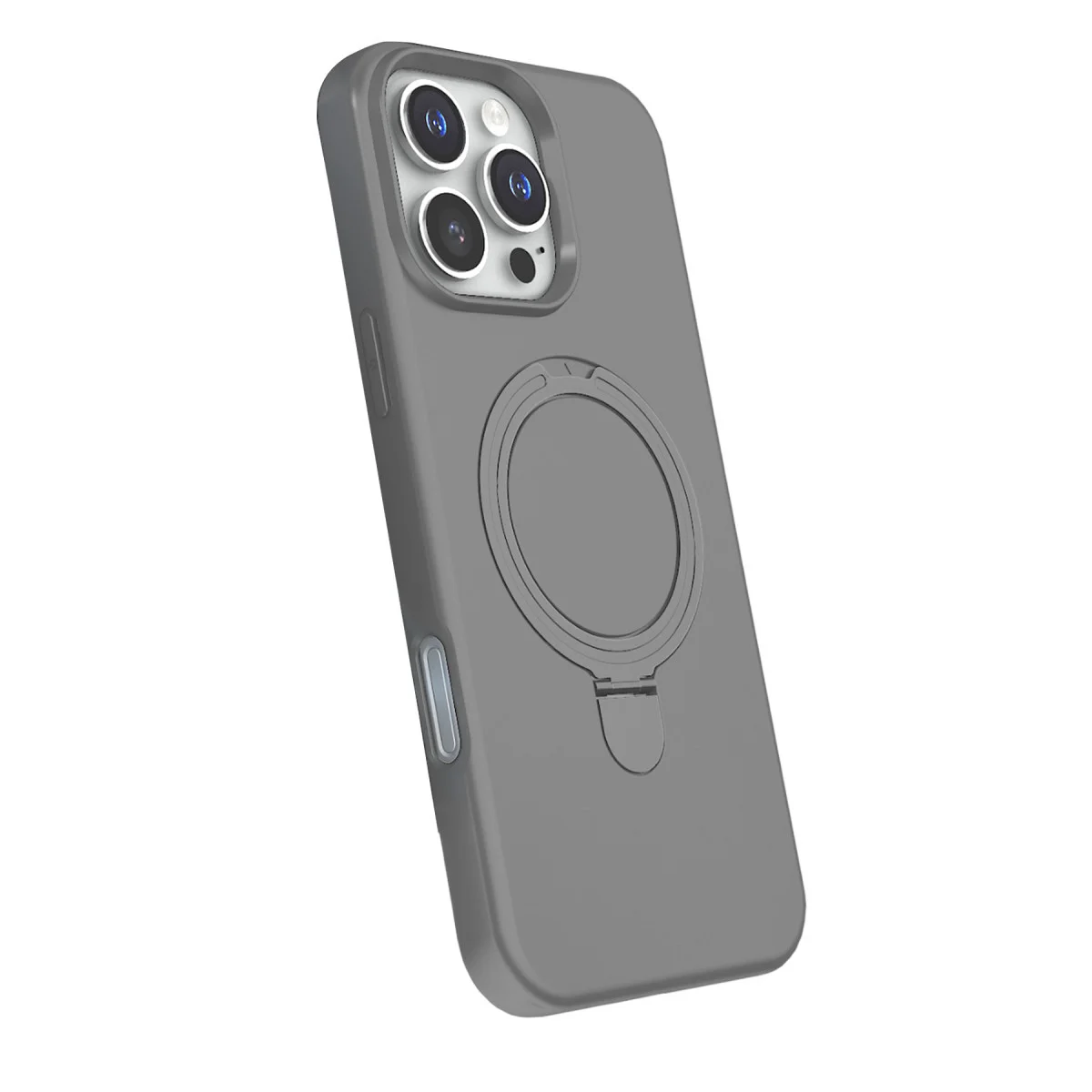 iPhone 16 Pro Regal Magsafe Standlı Kapak - Titan Gri