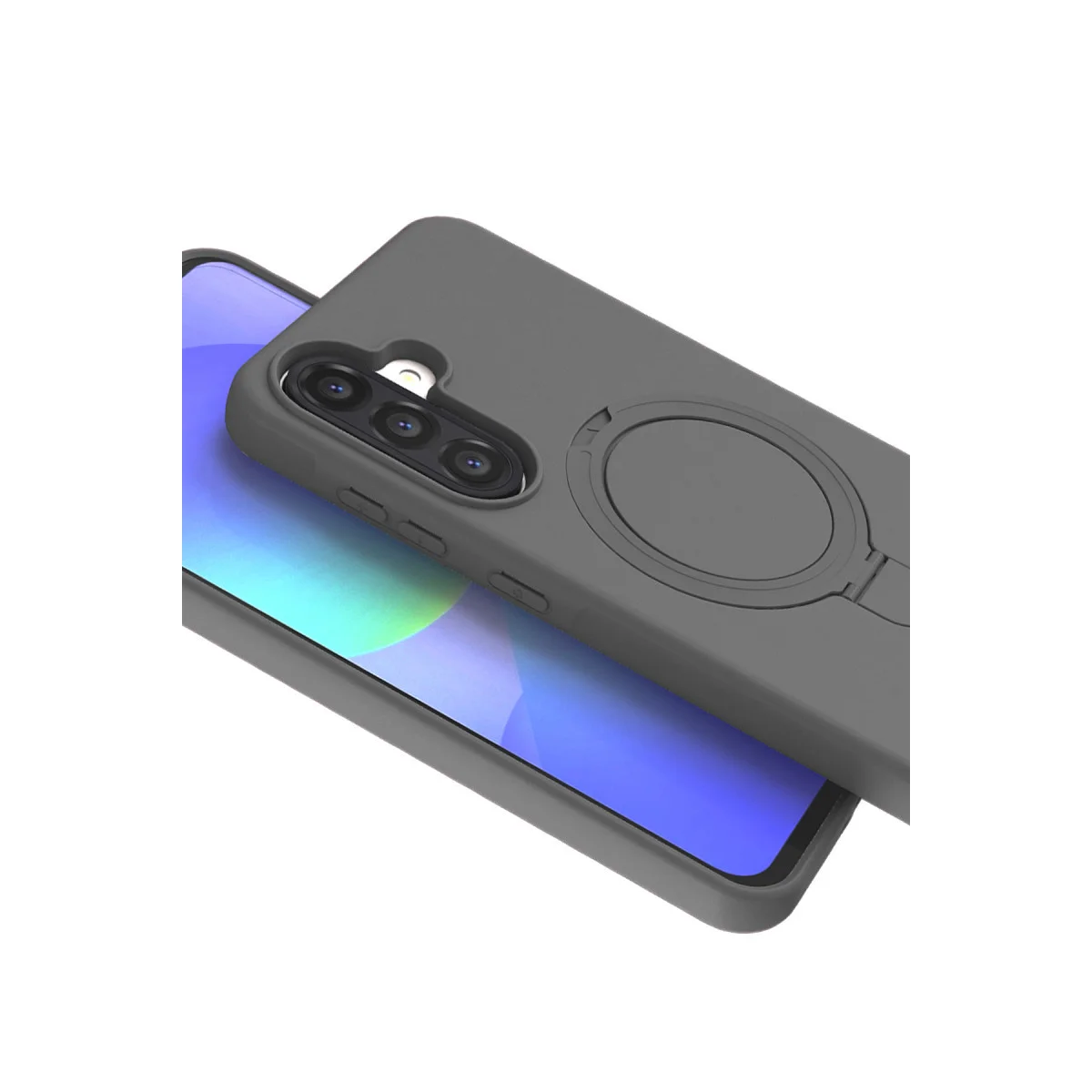 Galaxy A26 Regal Magsafe Standlı Kapak - Titan Gri