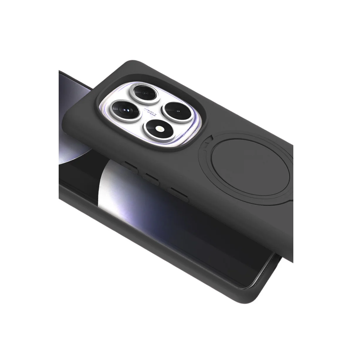 Redmi Note 14 Pro 5G Regal Magsafe Standlı Kapak - Titan Gri