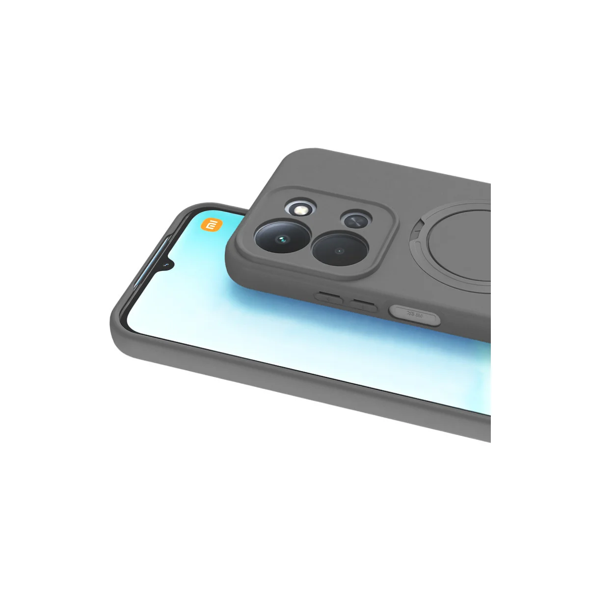 Redmi 15C 4G Regal Magsafe Standlı Kapak - Titan Gri