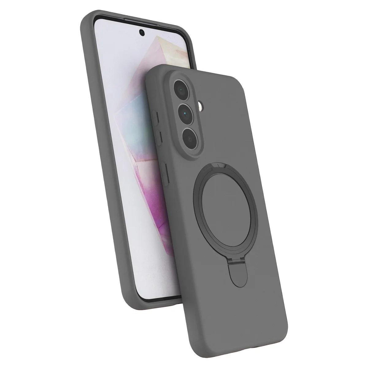 Galaxy A57 5G Regal Magsafe Standlı Kapak - Titan Gri