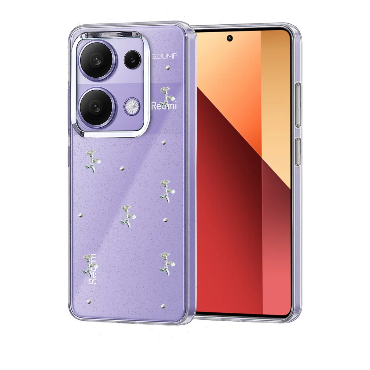 Redmi Note 13 Pro 4G Fiyonk Desenli Kapak - Desen 2