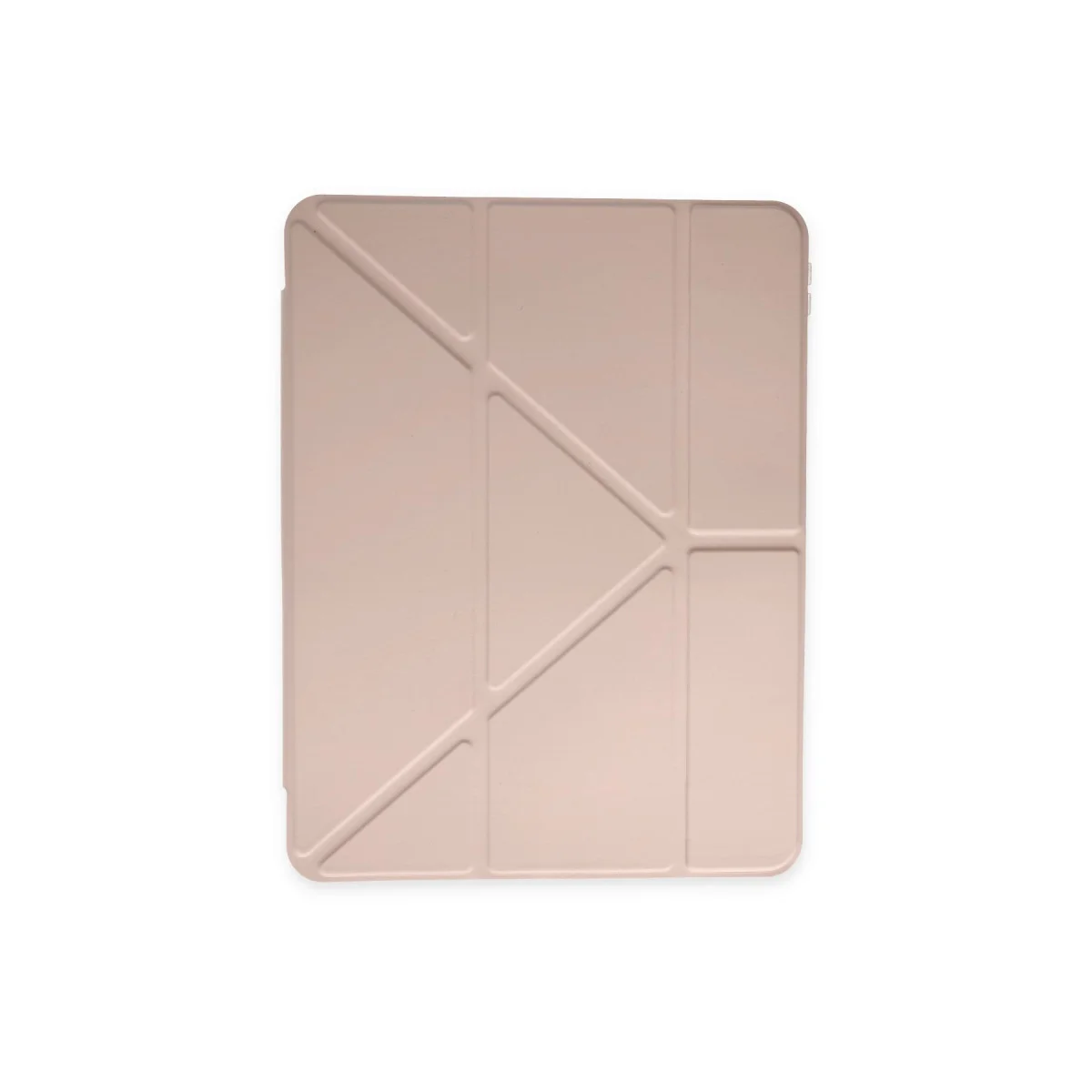 iPad 10.2 (8.nesil) Kılıf Kalemlikli Hugo Tablet Kılıfı - Rose Gold