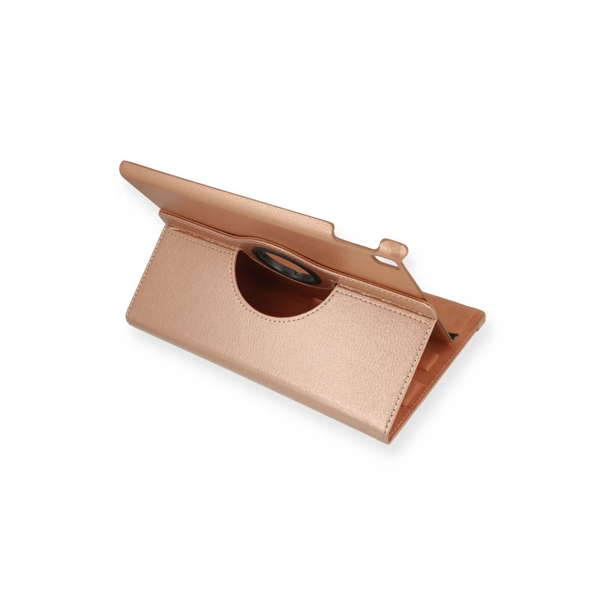 iPad 10.2 (7.nesil) Kılıf 360 Tablet Deri Kılıf - Rose Gold