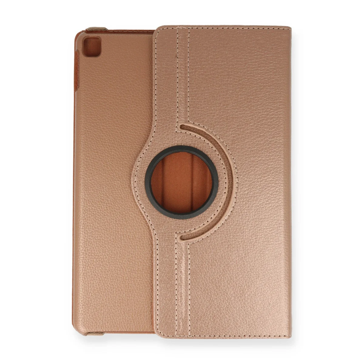 iPad 10.2 (7.nesil) Kılıf 360 Tablet Deri Kılıf - Rose Gold