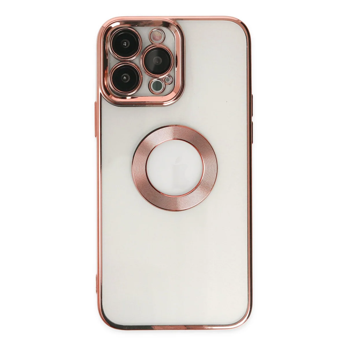 iPhone 14 Pro Kılıf Slot Silikon - Rose Gold