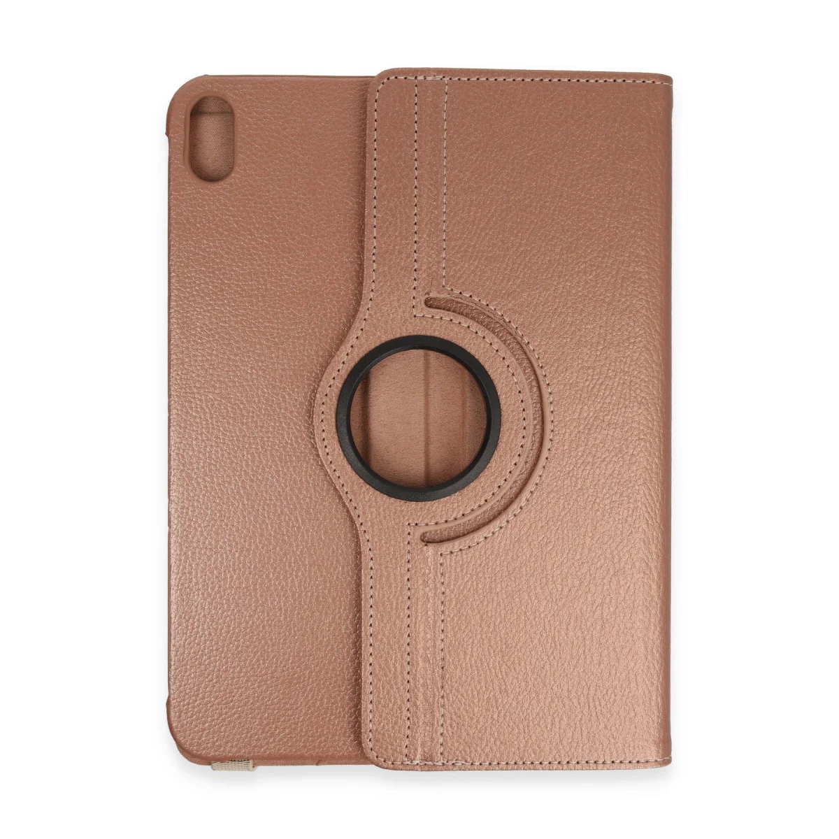 iPad 2022 10.9 (10.nesil) Kılıf 360 Tablet Deri Kılıf - Rose Gold