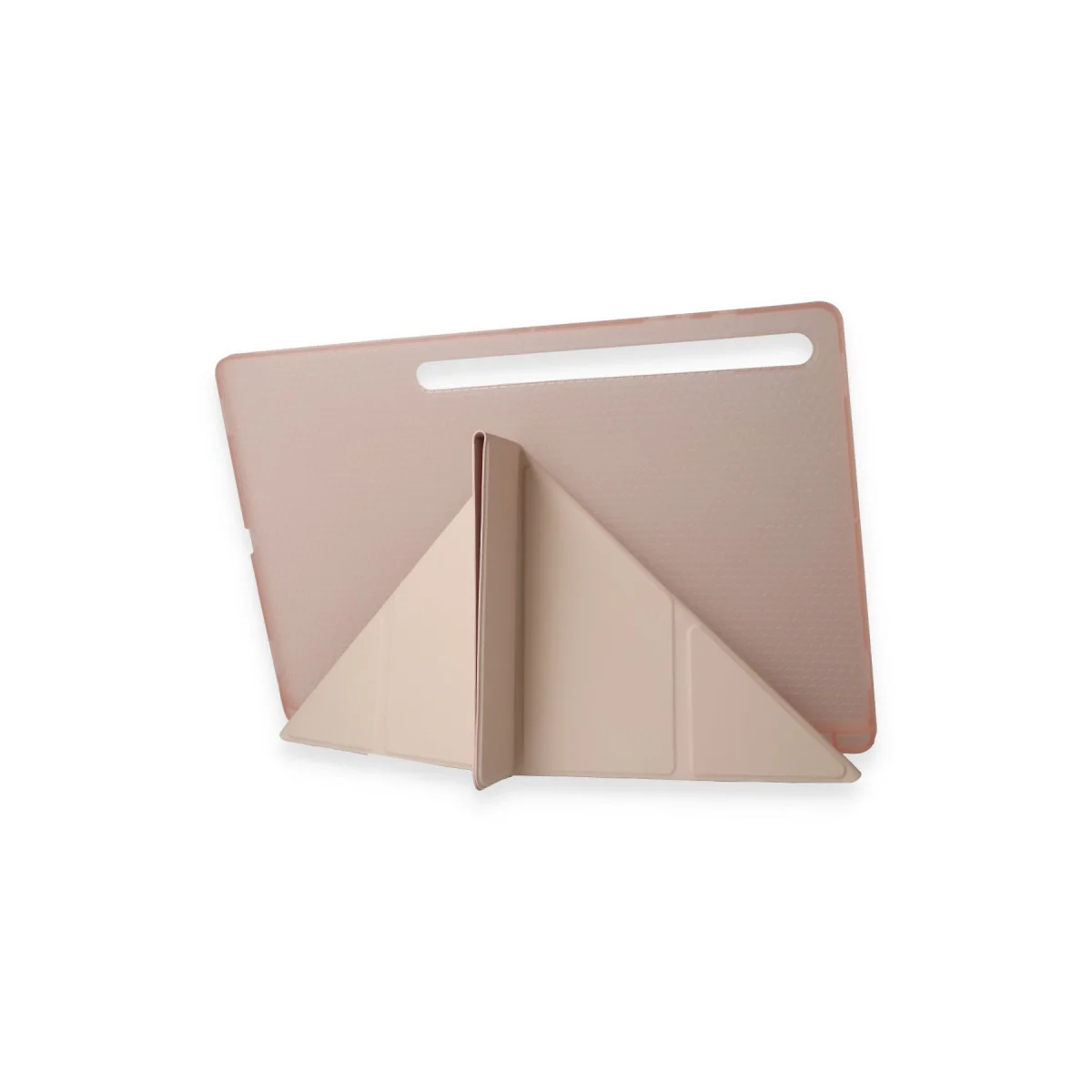Galaxy X910 Tab S9 Ultra 14.6 Kılıf Kalemlikli Mars Tablet Kılıfı - Rose Gold