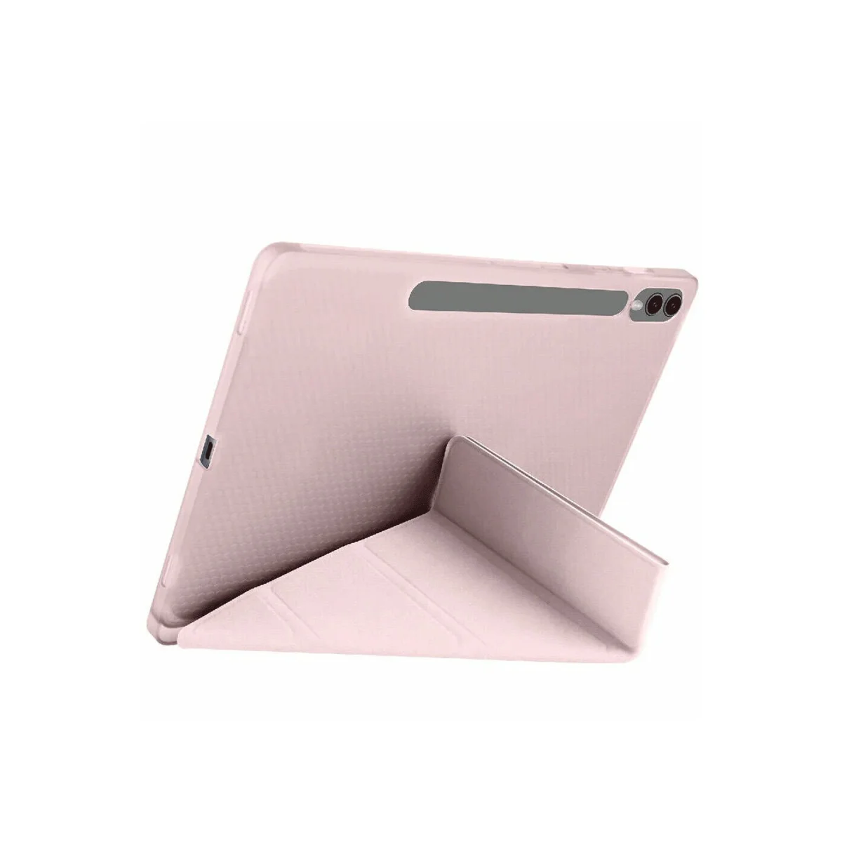 Galaxy X510 Tab S9 FE 11 Kılıf Kalemlikli Mars Tablet Kılıfı - Rose Gold