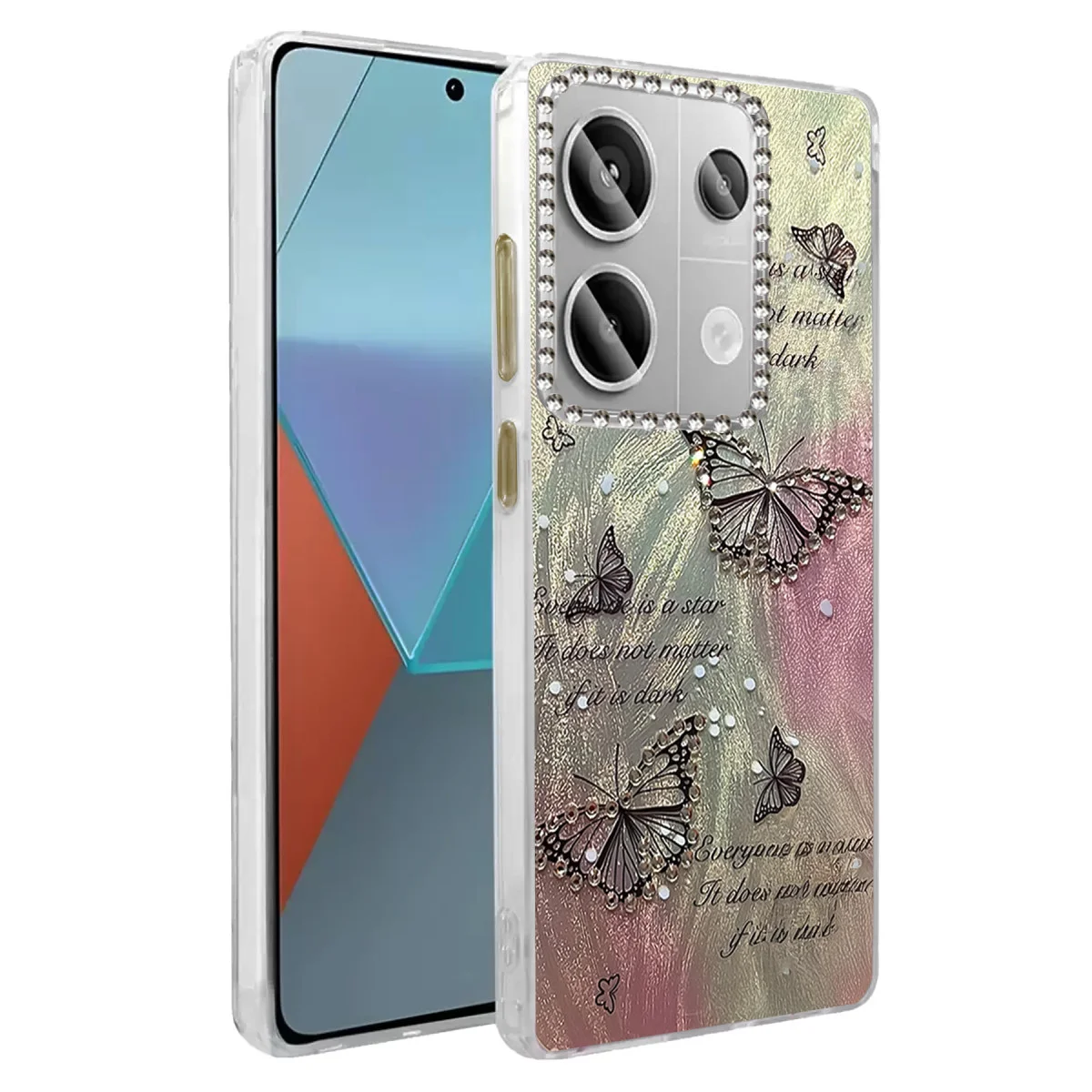 Redmi Note 13 Pro 4G Kılıf Blade Aynalı Desenli Kapak - Desen 6