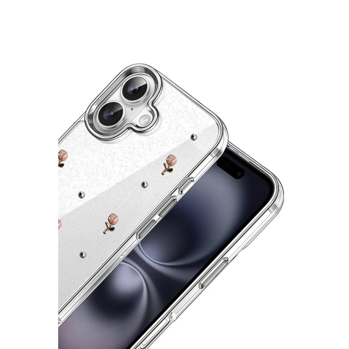 iPhone 16 Fiyonk Desenli Kapak - Desen 6