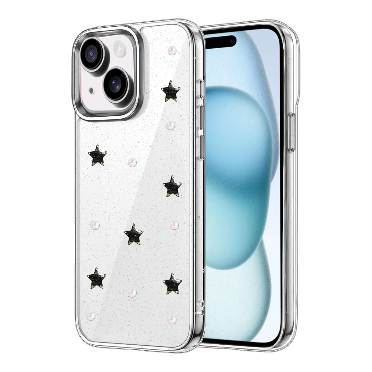 iPhone 15 Fiyonk Desenli Kapak - Desen 7