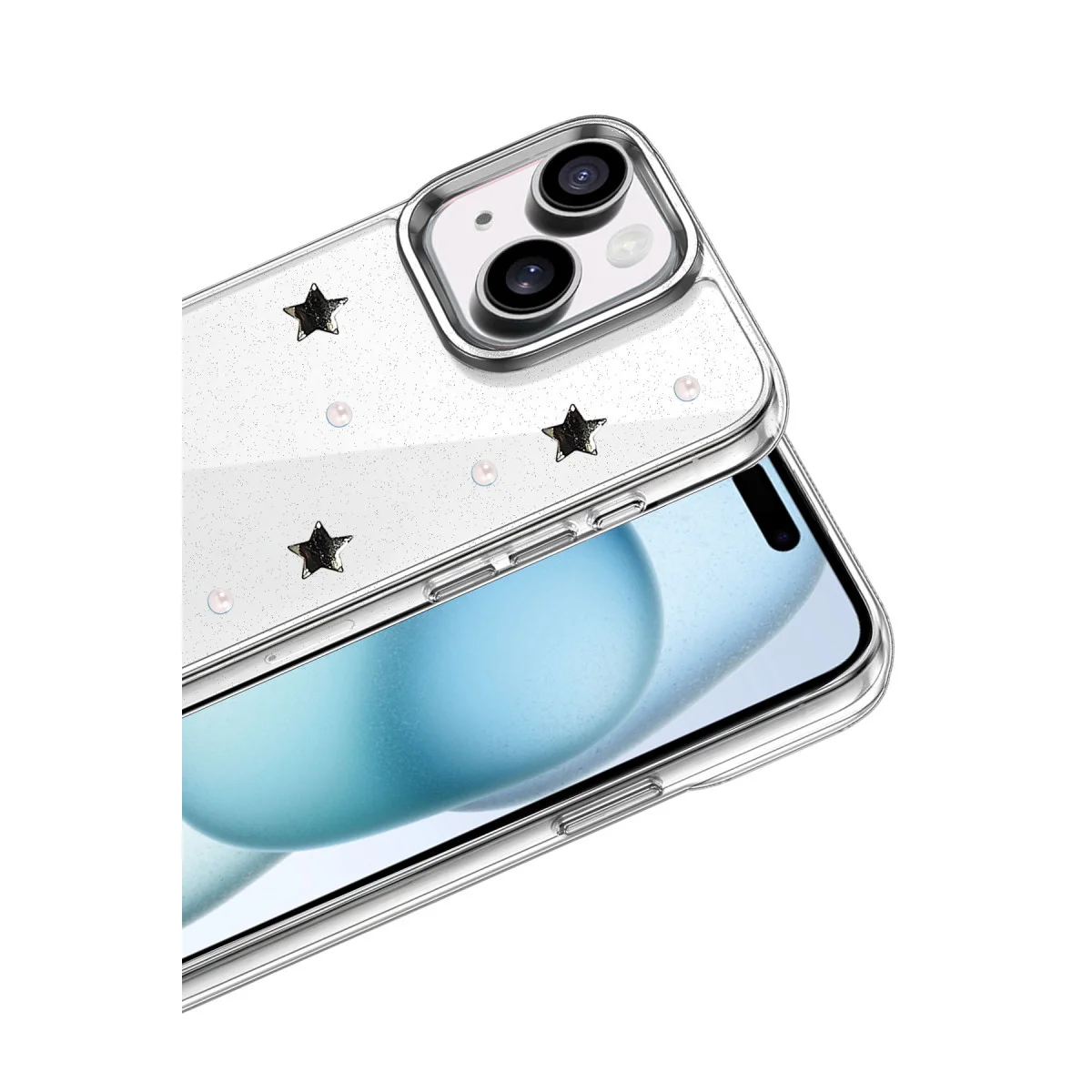 iPhone 15 Fiyonk Desenli Kapak - Desen 7