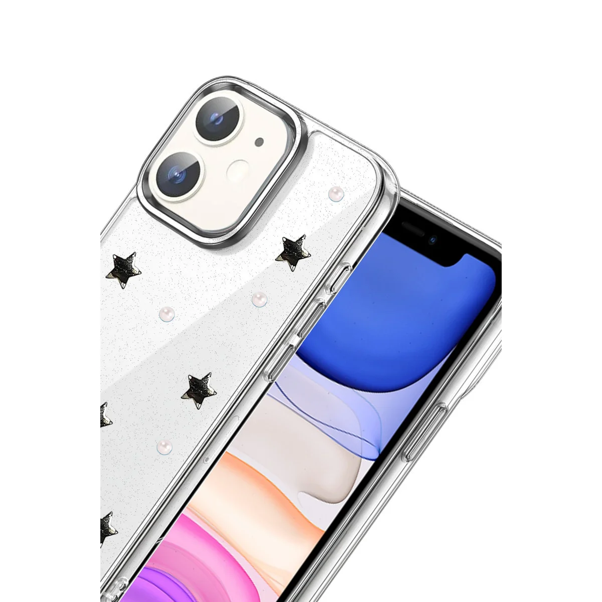 iPhone 11 Fiyonk Desenli Kapak - Desen 7