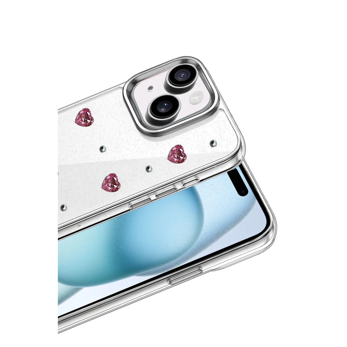 iPhone 15 Fiyonk Desenli Kapak - Desen 3
