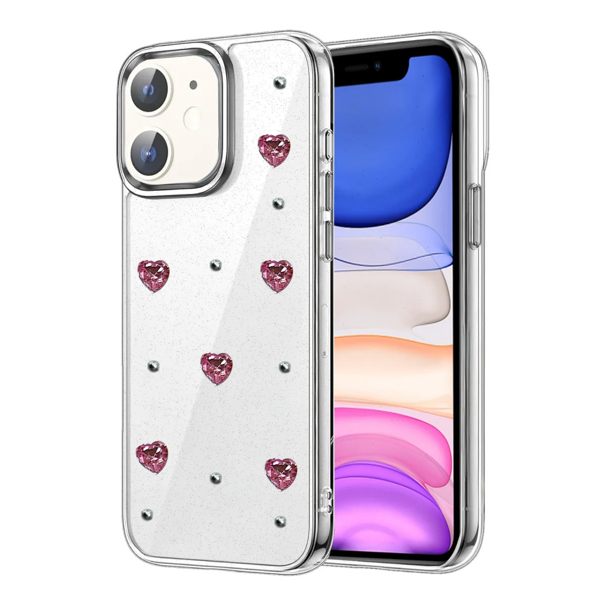 iPhone 11 Fiyonk Desenli Kapak - Desen 3