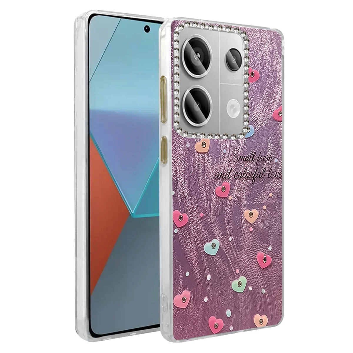Redmi Note 13 Pro 4G Kılıf Blade Aynalı Desenli Kapak - Desen 8