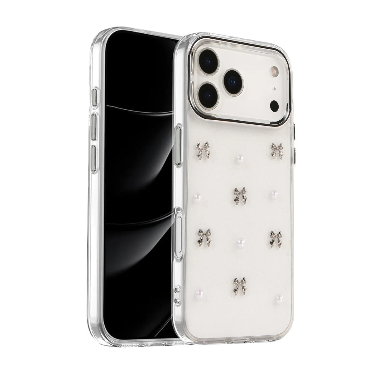 iPhone 17 Pro Fiyonk Desenli Kapak - Desen 8