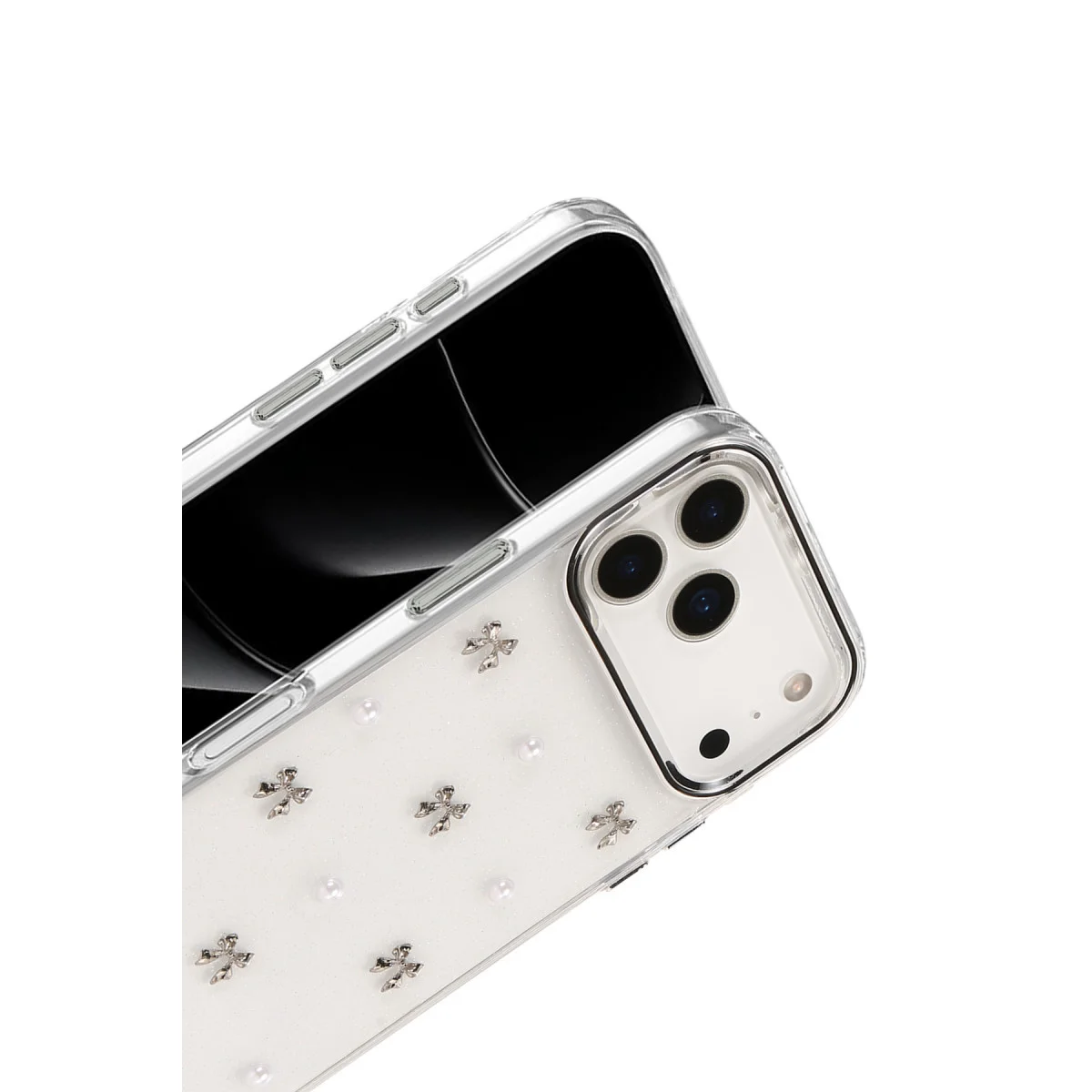 iPhone 17 Pro Fiyonk Desenli Kapak - Desen 8