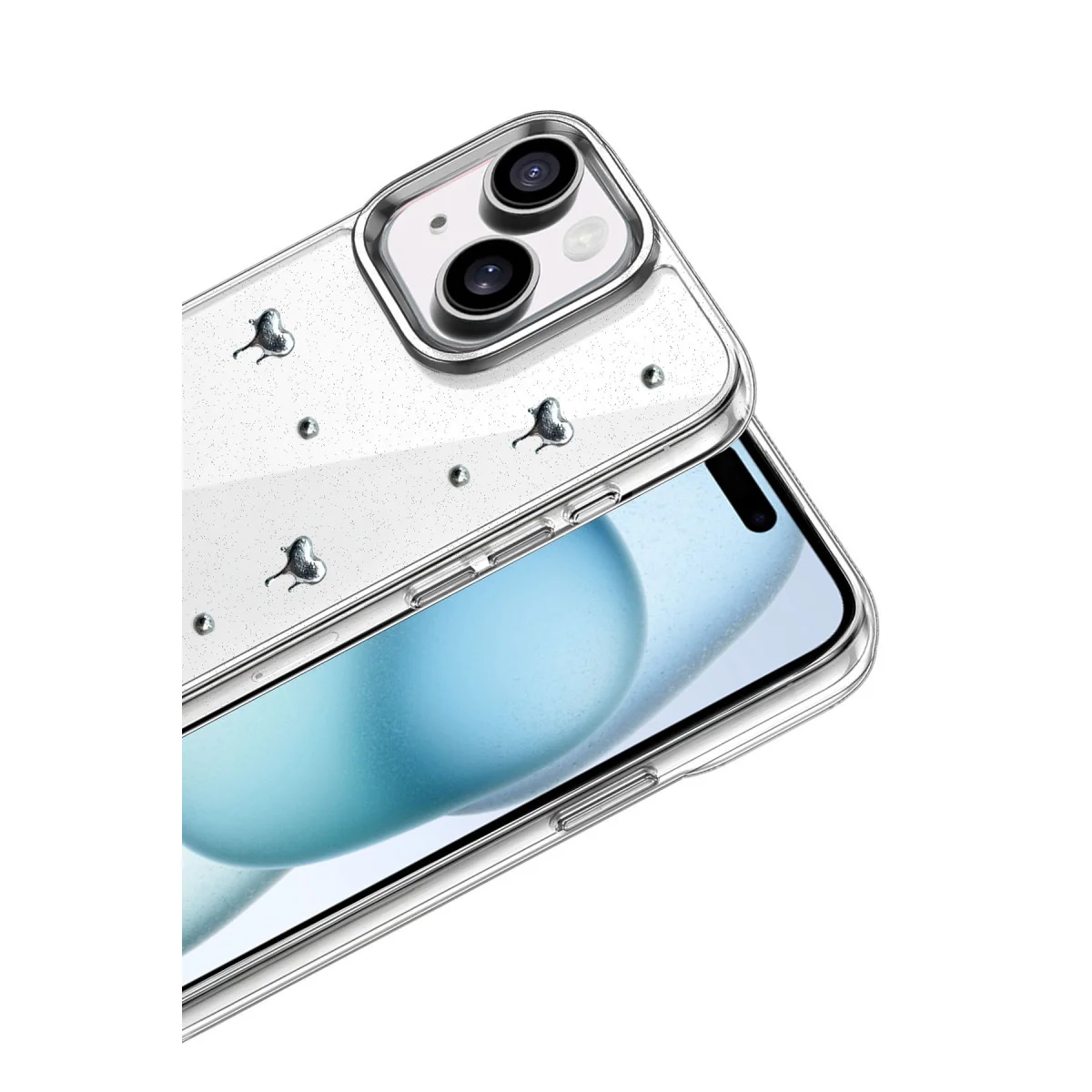 iPhone 14 Fiyonk Desenli Kapak - Desen 1