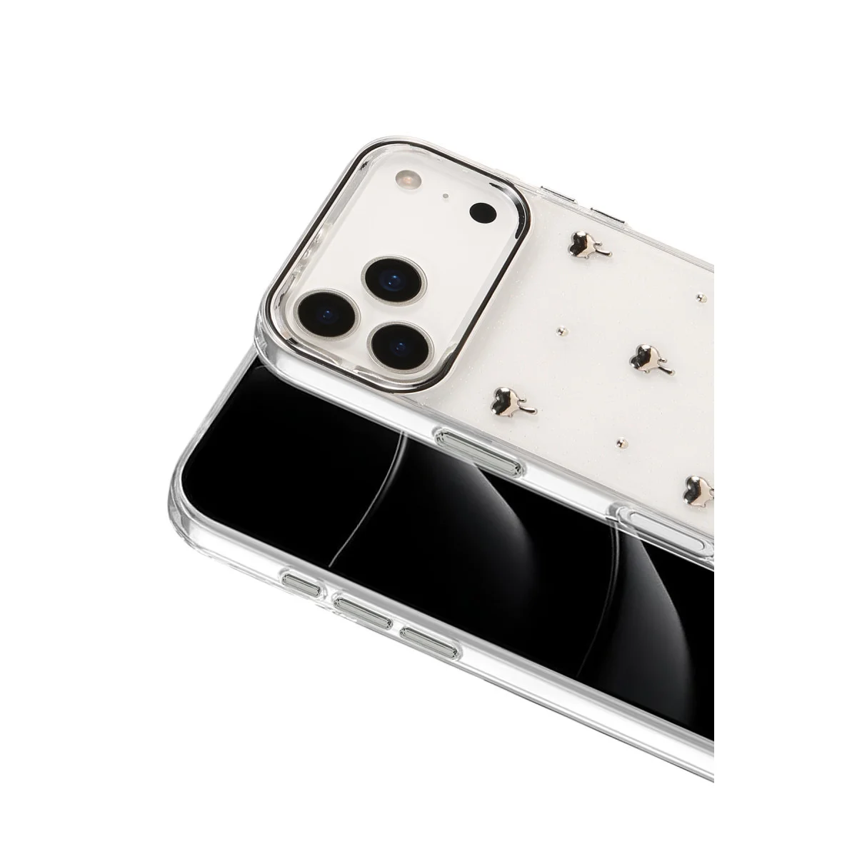 iPhone 17 Pro Fiyonk Desenli Kapak - Desen 1