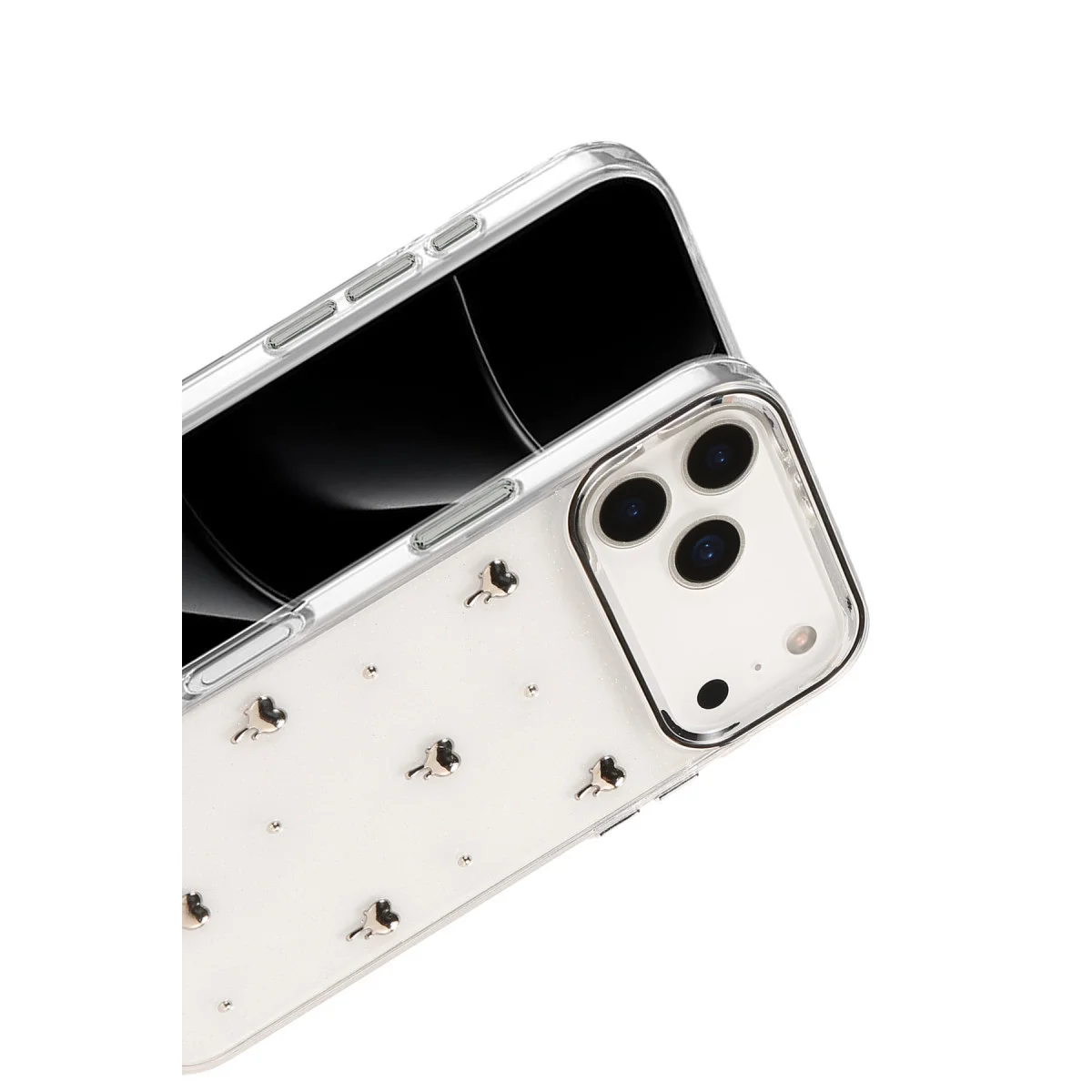 iPhone 17 Pro Max Fiyonk Desenli Kapak - Desen 1