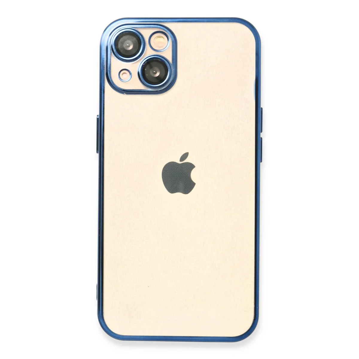iPhone 13 Kılıf Razer Lensli Silikon - Açık Mavi