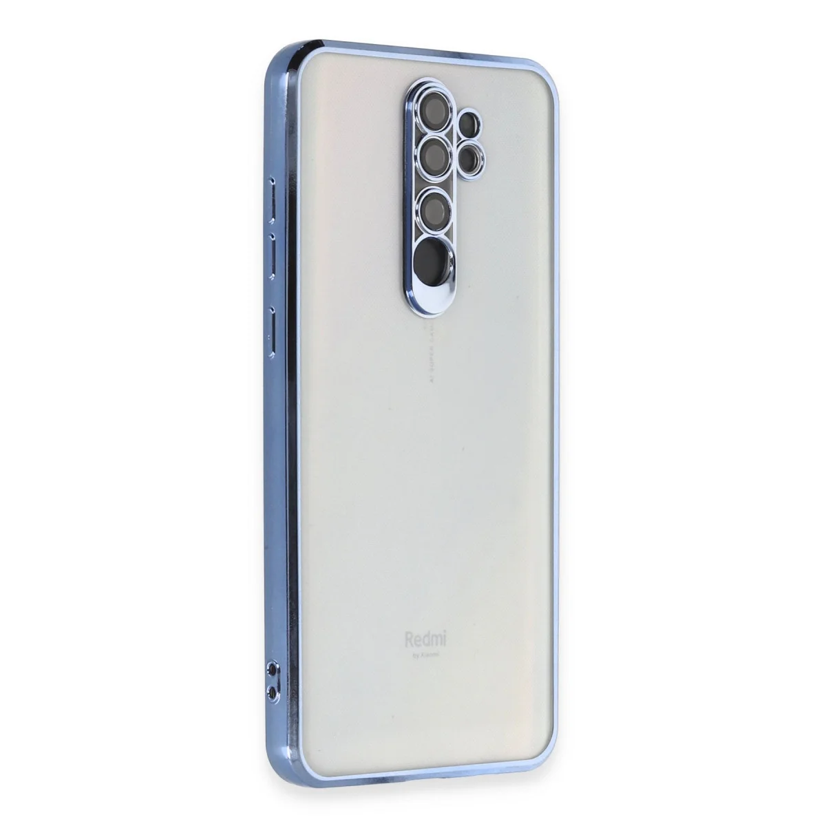 Redmi Note 8 Pro Kılıf Razer Lensli Silikon - Açık Mavi