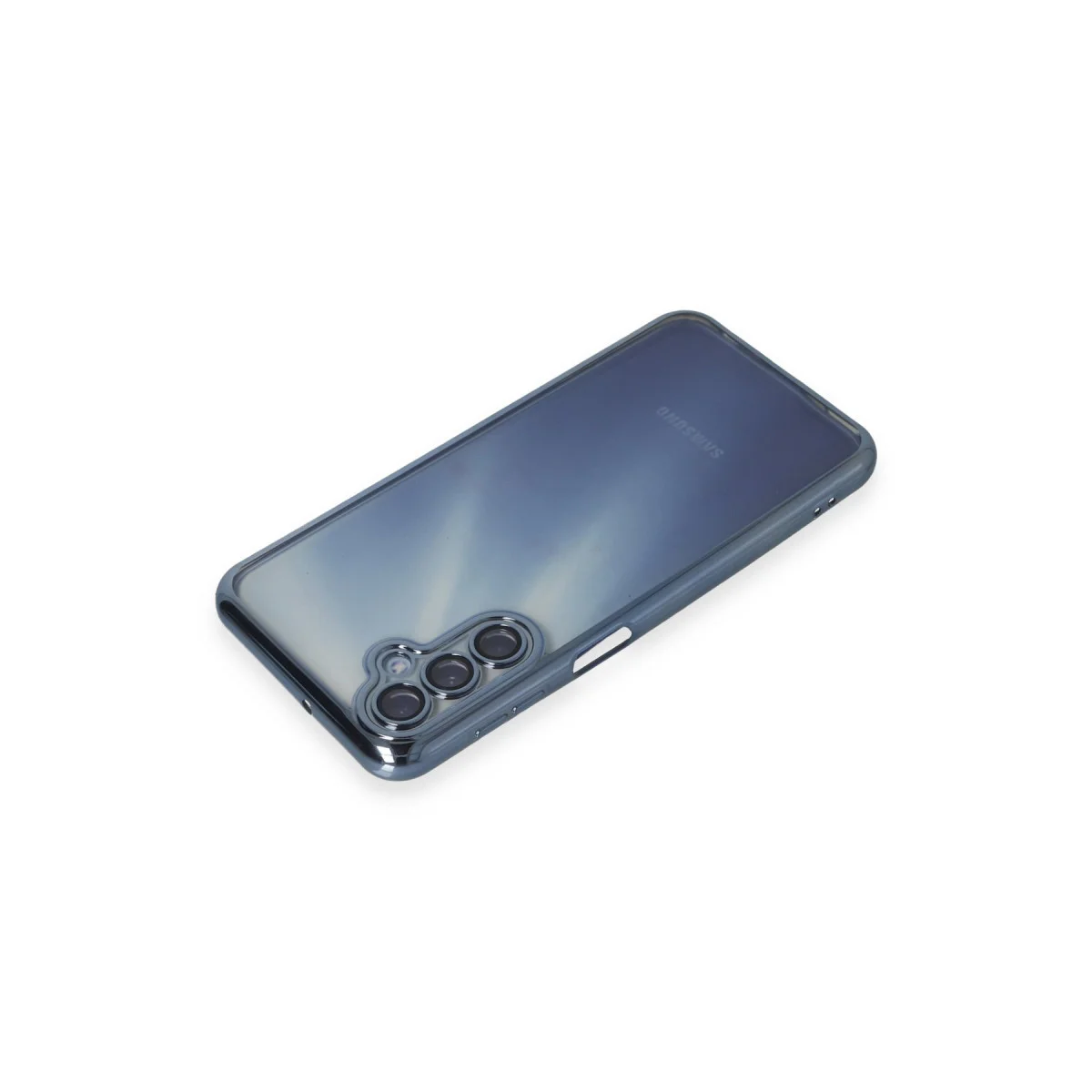 Galaxy A35 5G Kılıf Razer Lensli Silikon - Açık Mavi