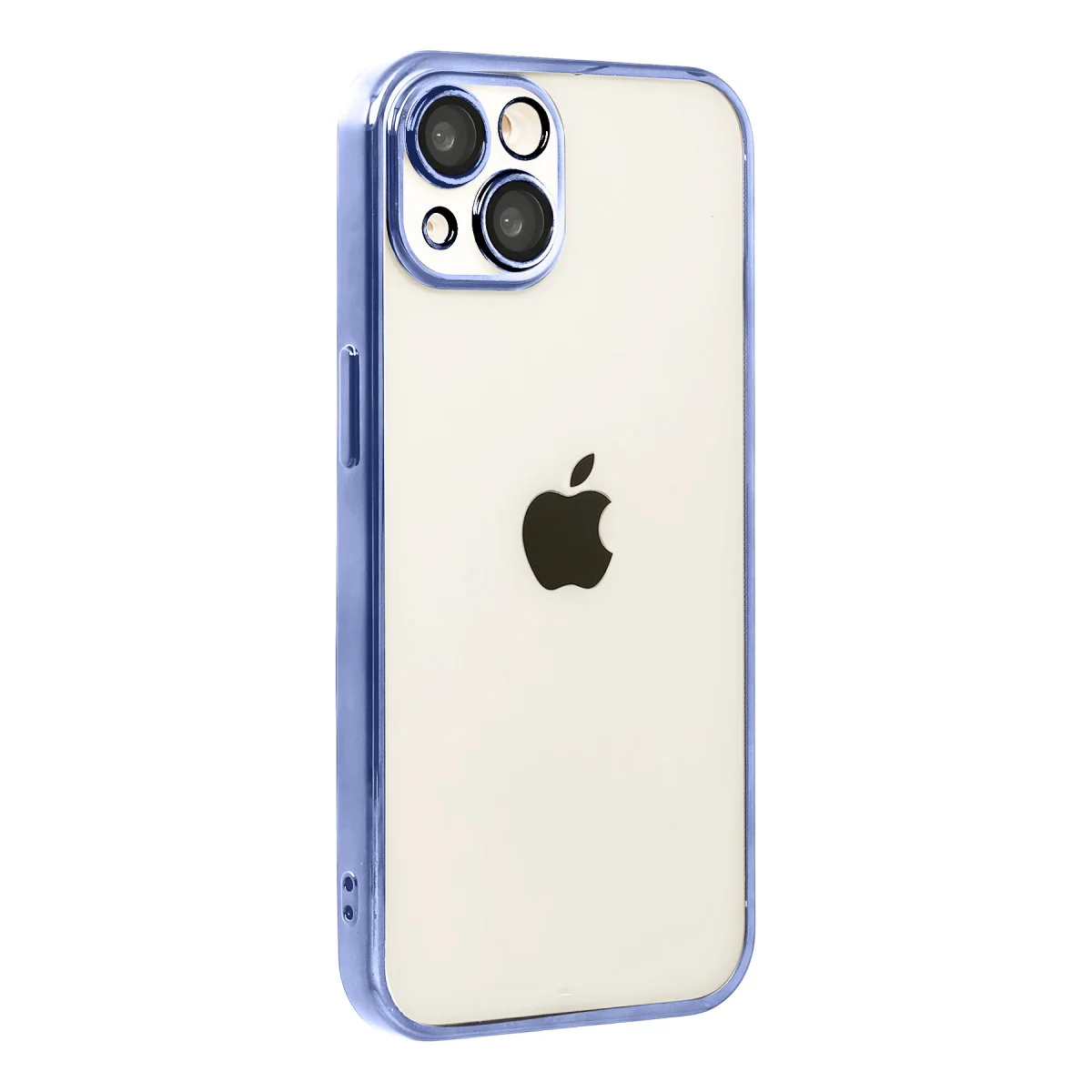 iPhone 15 Razer Lensli Silikon - Açık Mavi