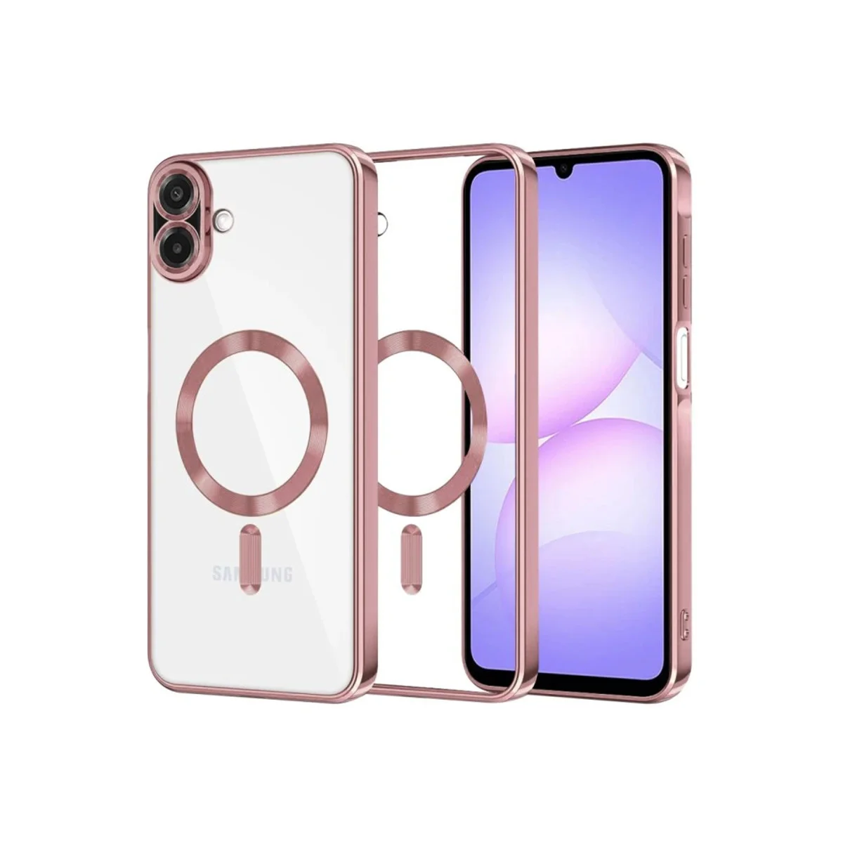 Galaxy A07 4G Kross Magneticsafe Kapak - Rose