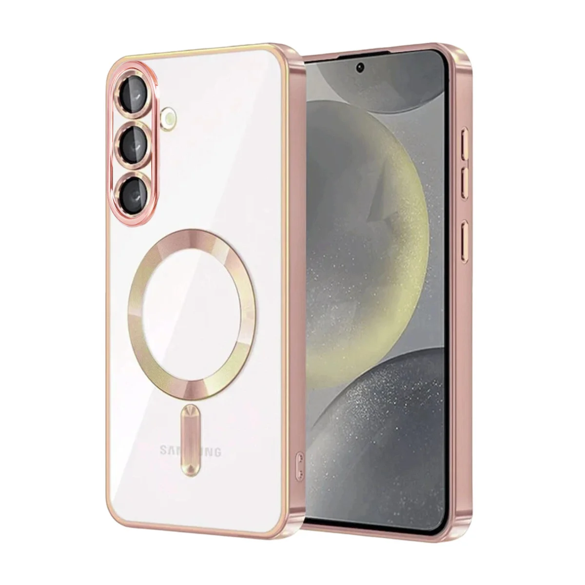 Galaxy A57 5G Kross Magneticsafe Kapak - Rose
