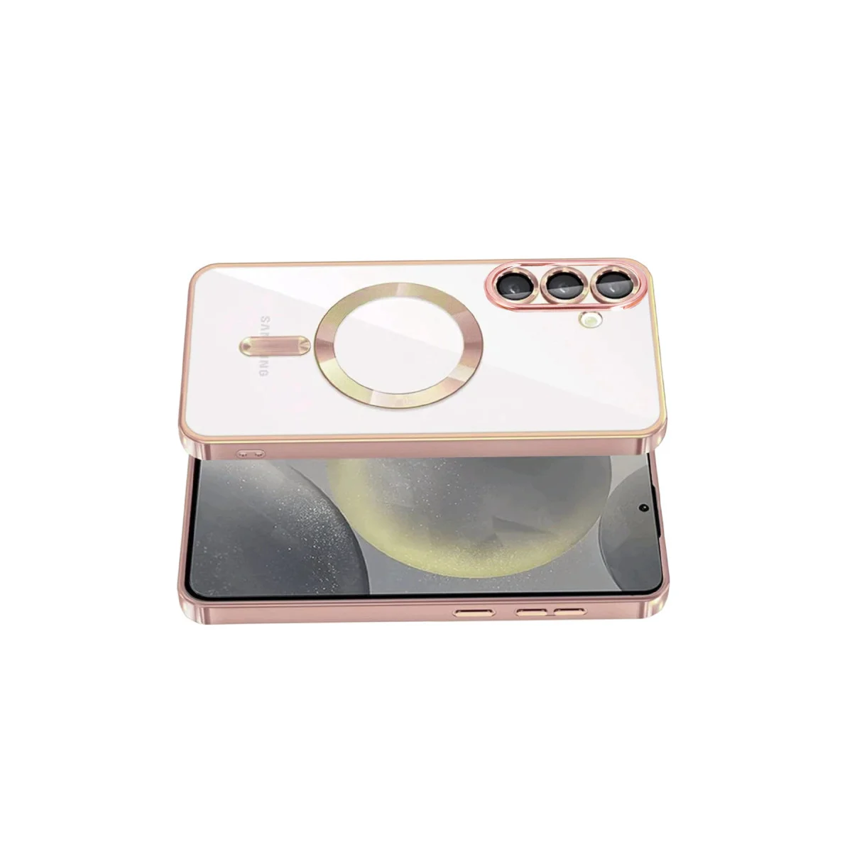 Galaxy A57 5G Kross Magneticsafe Kapak - Rose