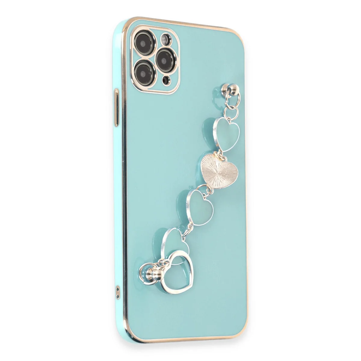 iPhone 11 Pro Kılıf Esila Silikon - Su Yeşili