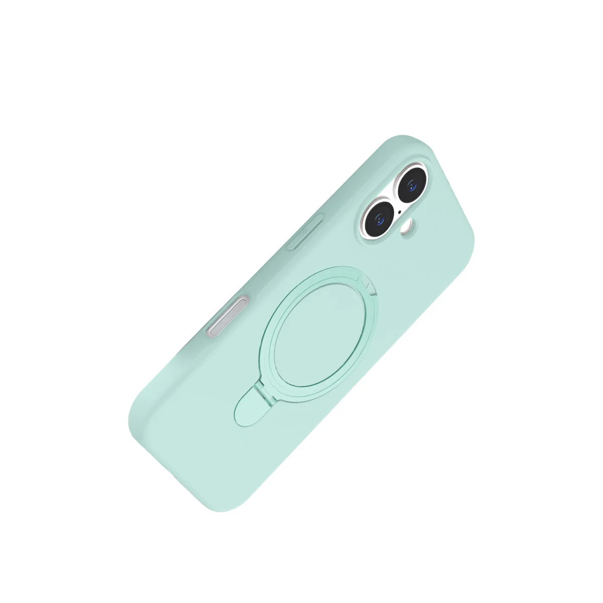 iPhone 16 Regal Magsafe Standlı Kapak - Su Yeşili