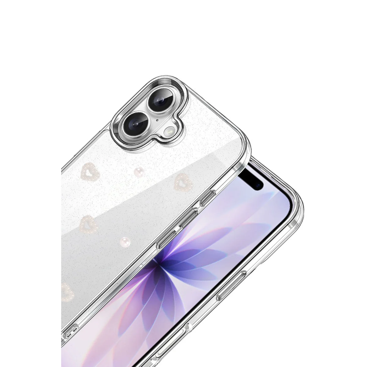 iPhone 16 Plus Fiyonk Desenli Kapak - Desen 10