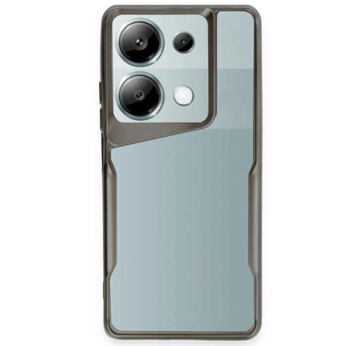 Redmi Note 13 Pro 4G Kılıf Boyi Silikon Kapak - Titan Gri