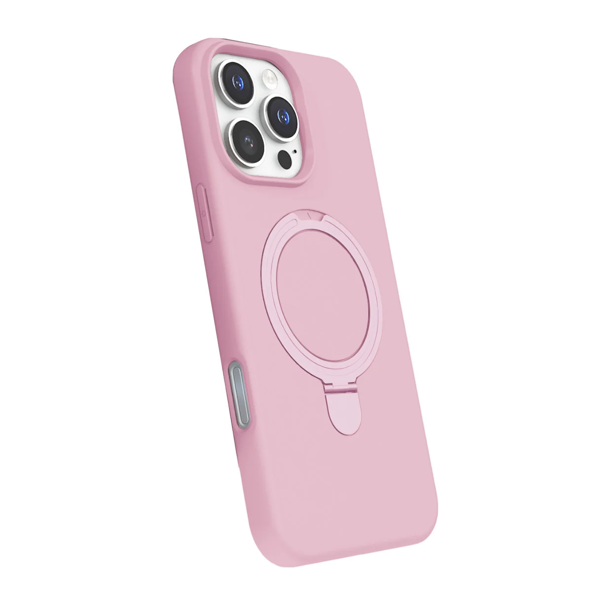 iPhone 16 Pro Max Regal Magsafe Standlı Kapak - Açık Pembe