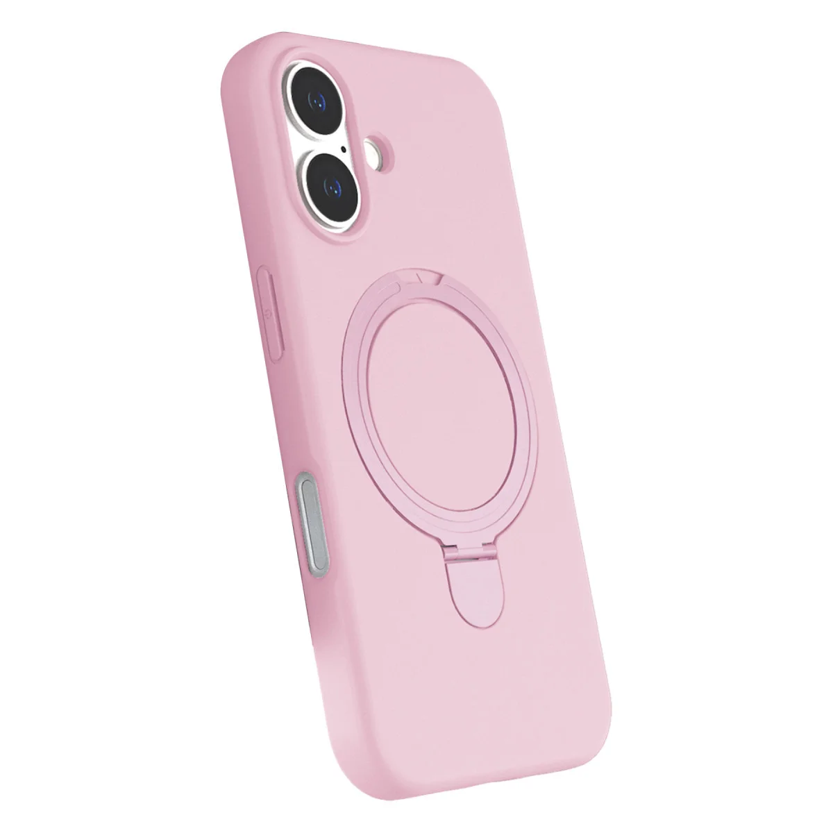 iPhone 17 Regal Magsafe Standlı Kapak - Açık Pembe